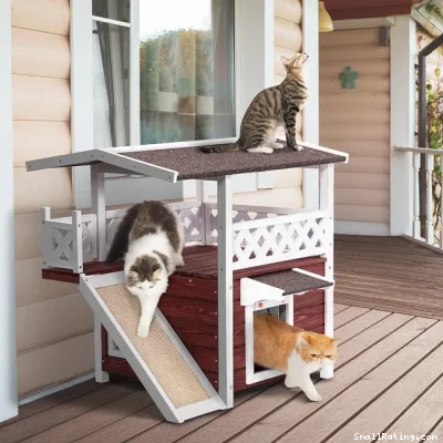 Petsfit Outdoor Cat House (Good Housekeeping pick)